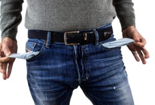 a person with no money